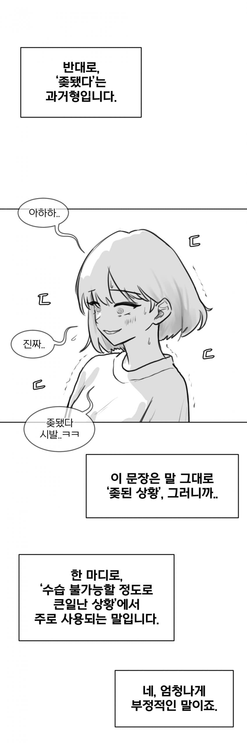 ‘ㅈ됐다’와 ‘ㅈ된다’의 차이점 manhwa_4.jpg