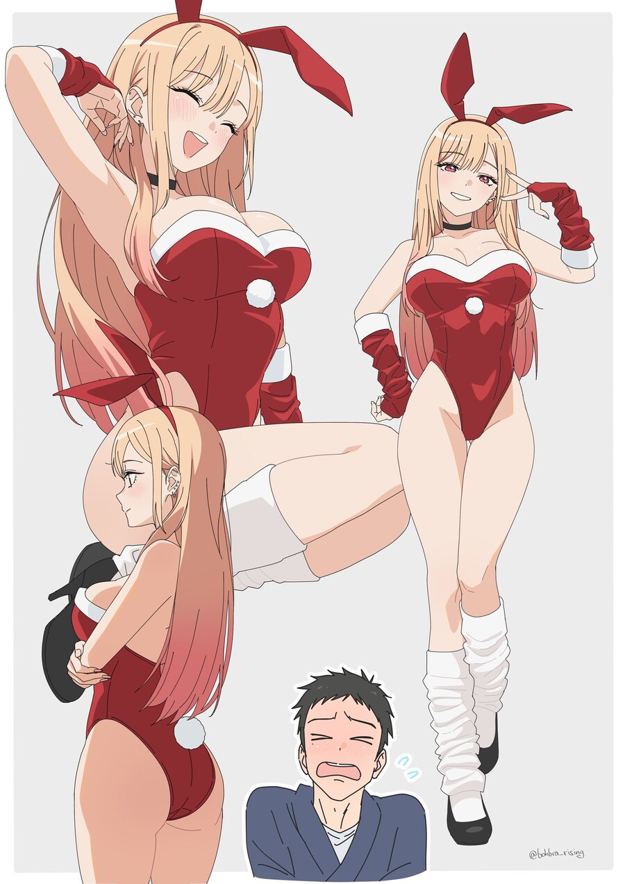 비스크돌) 마린의 조금 이른 산타 코스프레를 본 고죠._1.jpg