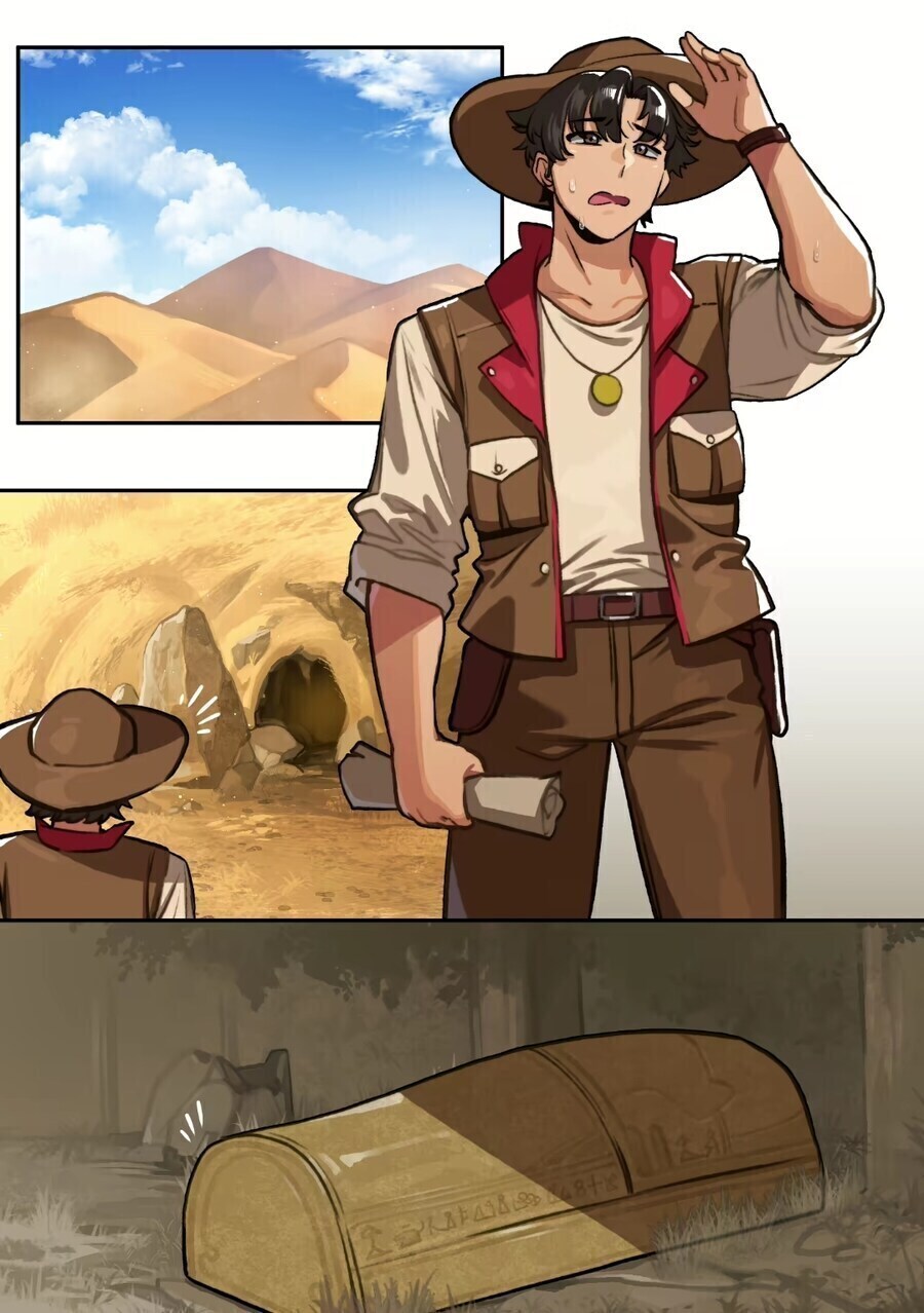 이집트에서 새로운 무덤 발견한 만화.manhwa_1.jpg