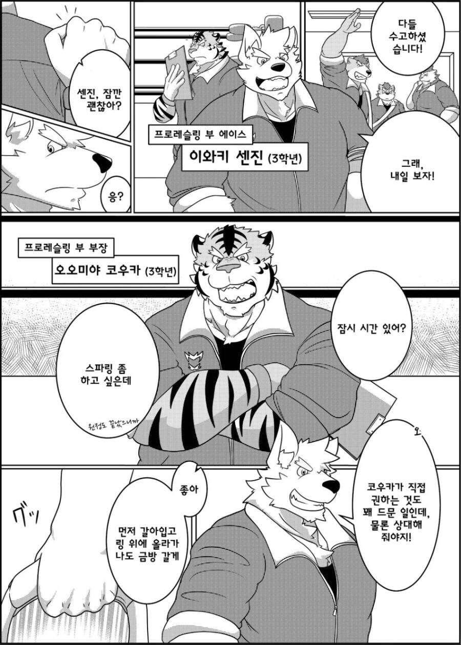 근육퍼리들이 레슬링 하는 manhwa_1.jpg