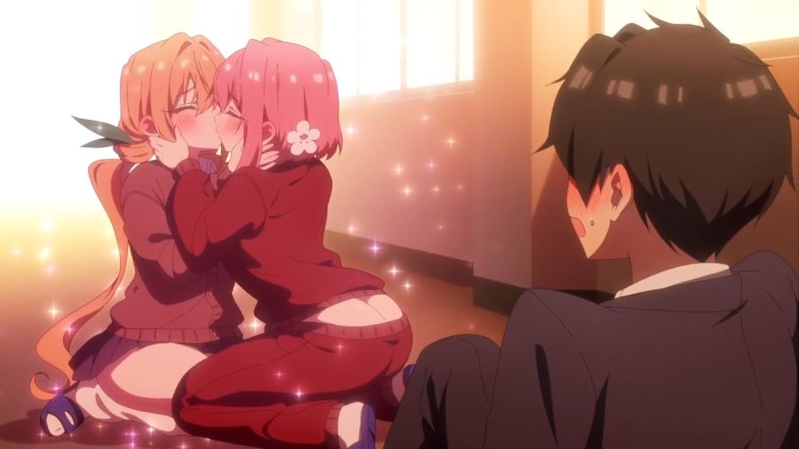 [100명의그녀]하렘 작품에서 백합 연출도 볼수 있는 작품_1.png