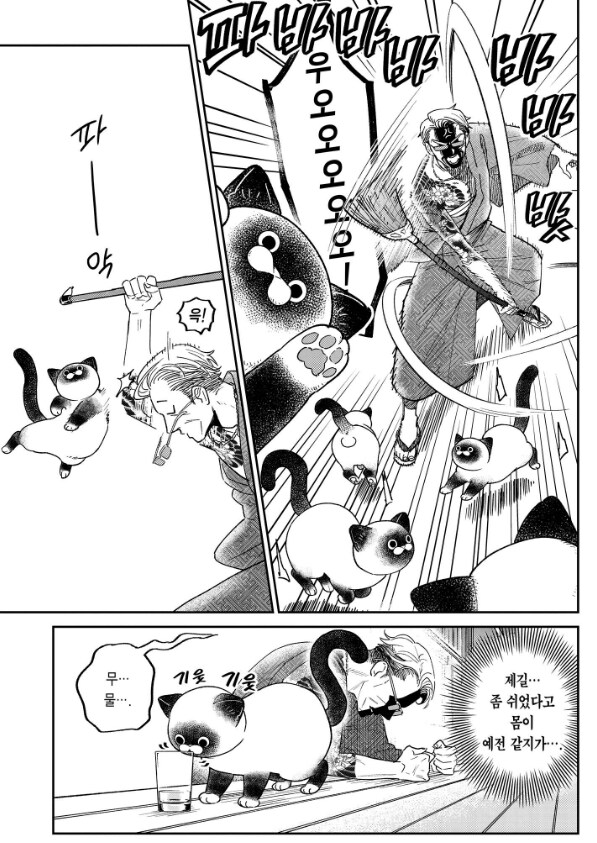 뚱냥이가 물 마시는 만화_1.png