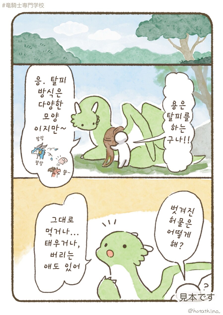 번역)용기사 전문학교, 용한테 자주 있는 일.manhwa_3.png