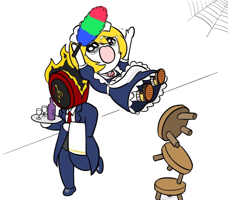 [림버스]메이드 돈키호테와 집사장 단테의 하루 만화_2.jpg