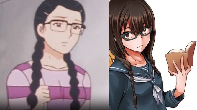 양지와 음지의 안경 양갈래 머리 여캐의 공통점_1.png