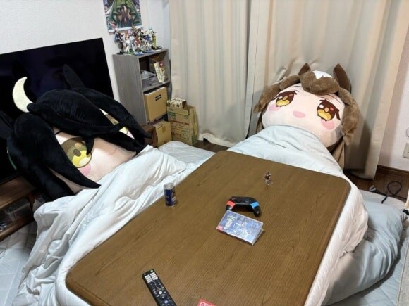 [말딸] 선샌니 코타츠 안이 아주 따뜻하네용_1.jpg