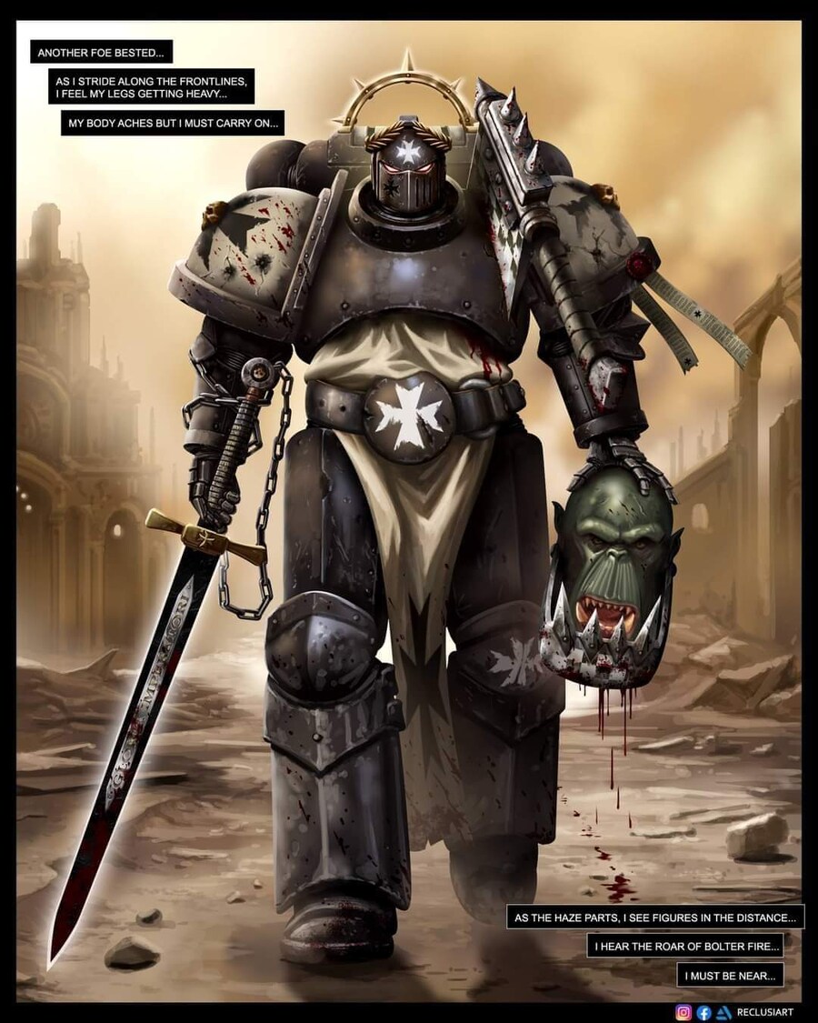 미번역) 워해머 블랙템플러 VS 오크 만화.comic_1.jpg