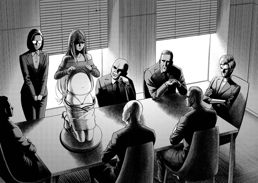 모델이 고칼로리 폭탄 스탠드 공격받는 만화_9.webp