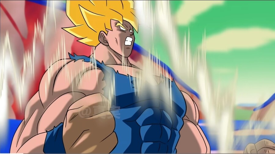 드래곤볼) 크리링의 죽음으로 초사이어인으로 각성한 오공_1.jpg