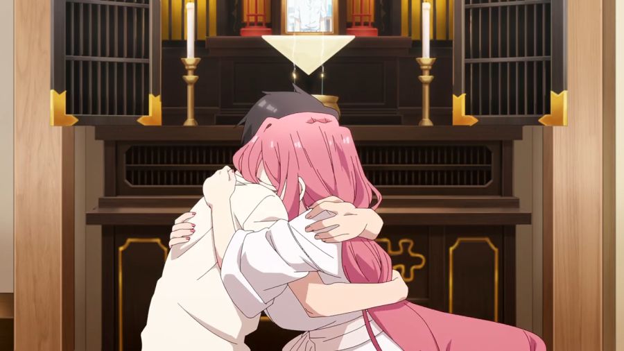 [100명의그녀]하카리의 어머님을 안아주는 렌타로_2.png