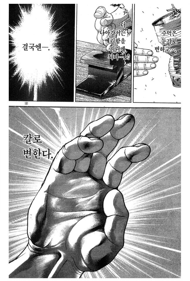 격투만화 속 격투가들은 왜 무기를 쓰지 않지?_9.jpg