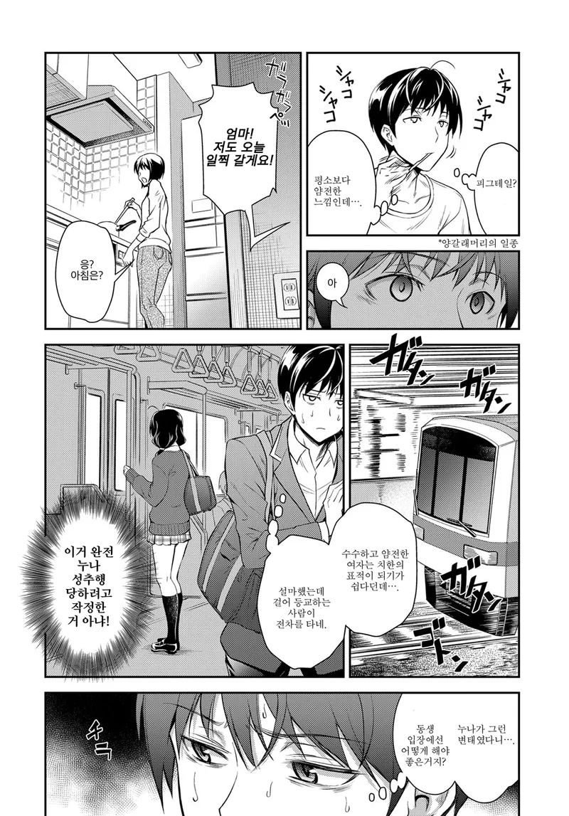 누나의 은밀한 취미에 어울려주는 동생만화_4.webp