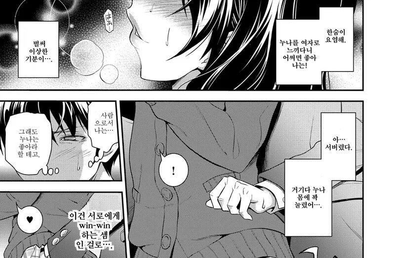 누나의 은밀한 취미에 어울려주는 동생만화_7.jpg