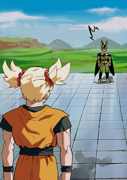 드래곤볼) 초사이어인이 싫은 치치 만화.manhwa_4.jpg