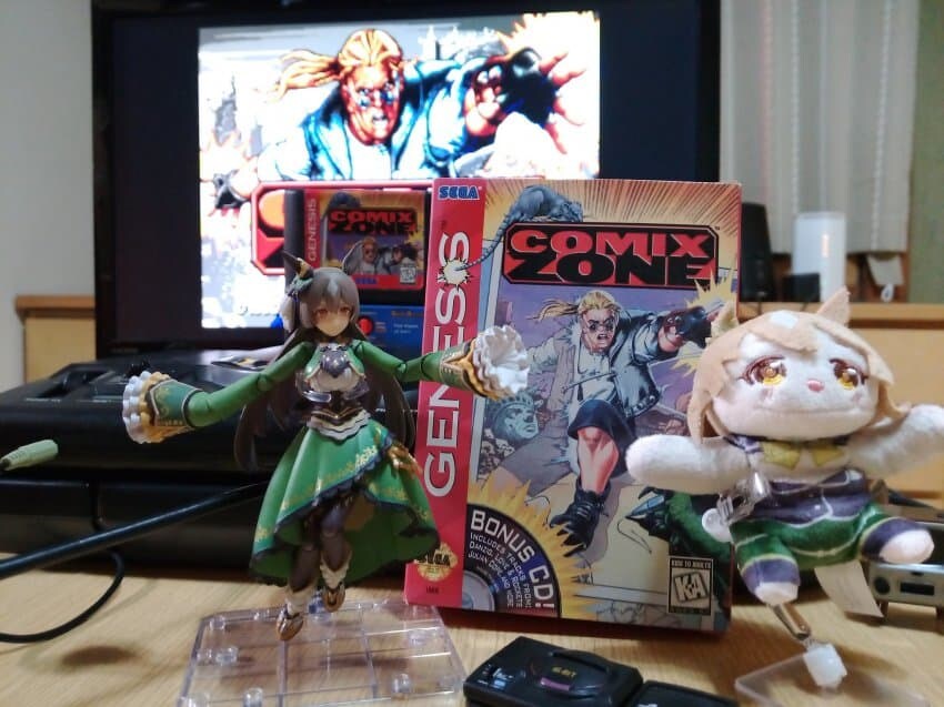 [말딸] 선샌니 세가 게임의 표지를 따라하고 있어용_1.jpg