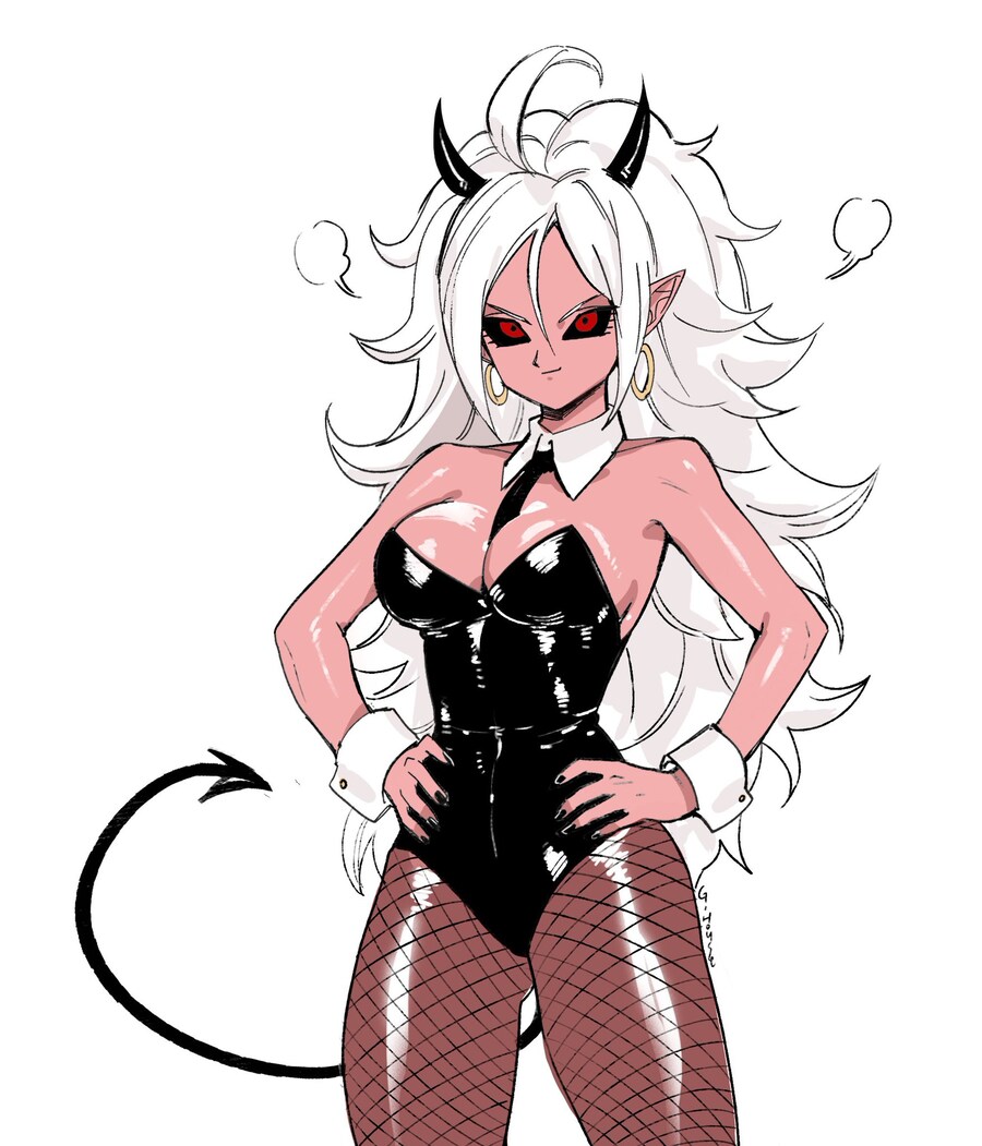 [드래곤볼] 바니걸 인조인간 18호와 21호_2.jpg