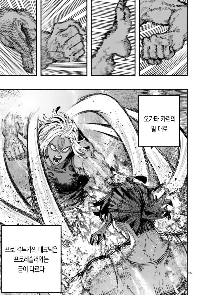 프로레슬러 VS 종합격투가 여자애가 싸우는 .manwha_25.jpg