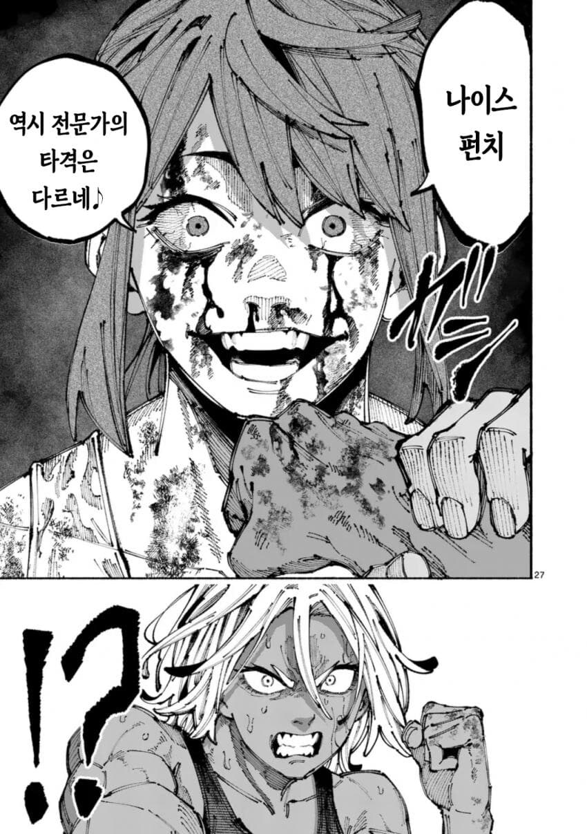 프로레슬러 VS 종합격투가 여자애가 싸우는 .manwha_27.jpg