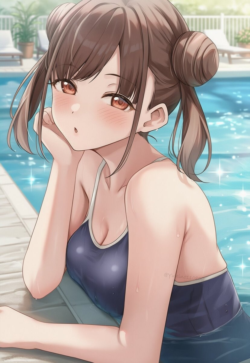 @) 동급생 치요코 양이 이쪽을 응시하고 있는 것 같다._1.jpg