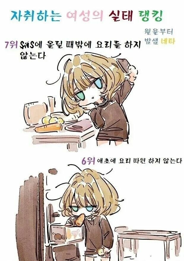 자취하는 남녀의 실태 랭킹 만와.manhwa_2.jpg