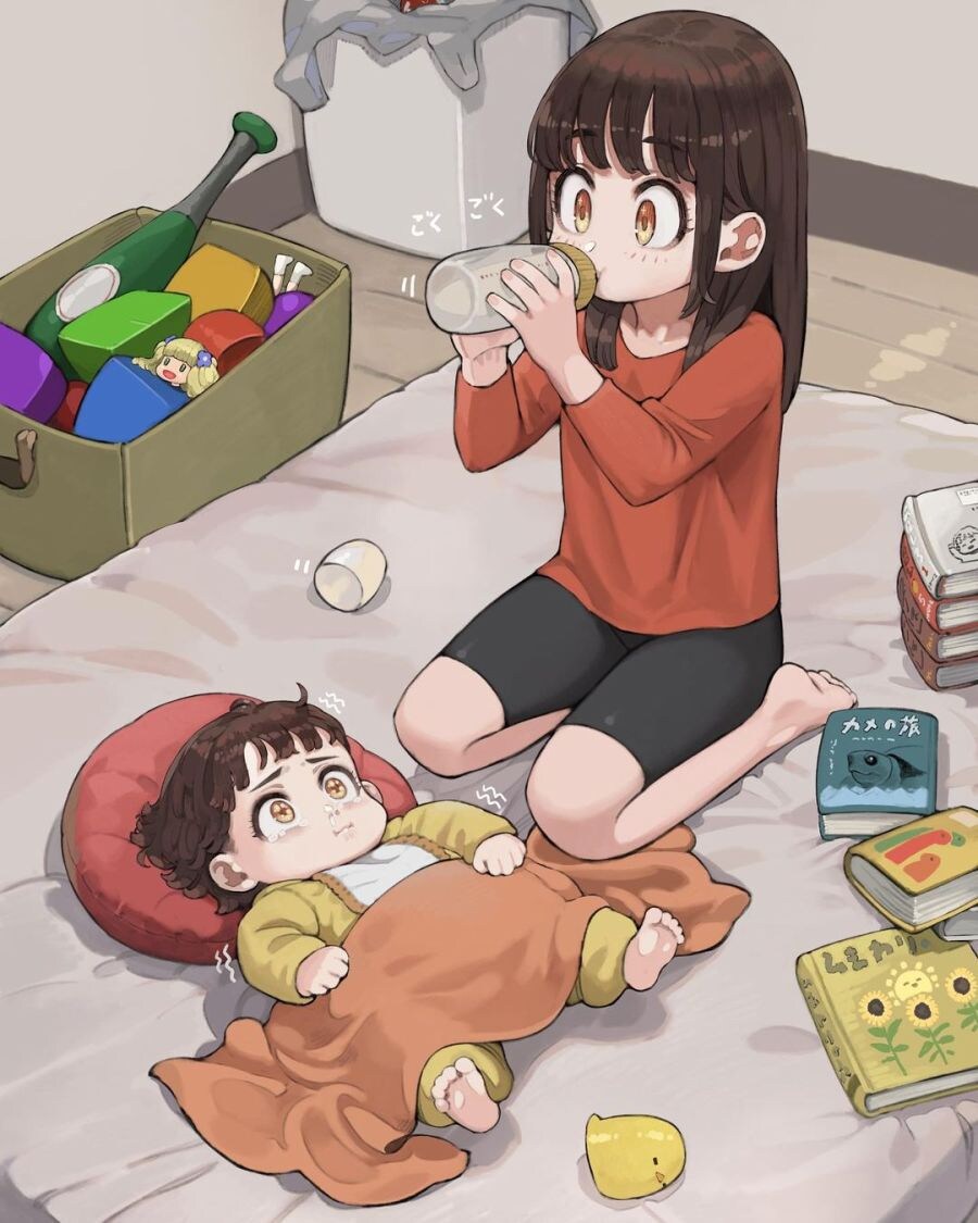 계속 뺏어먹는 언니 때문에 결국 폭발한 동생.manhwa_2.jpg