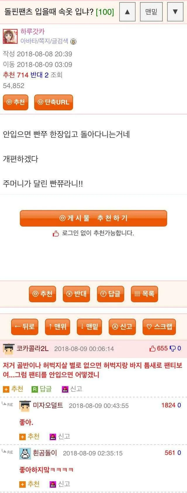 돌핀 팬츠에 대해 고찰하는 만화_2.webp