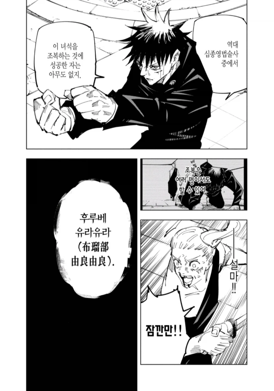 주술회전) 작중 메구미가 마허라 소환각 잰 횟수_4.webp