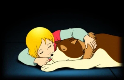 마음 착한 아저씨에게 구조된 네로와 파트라슈_1.webp