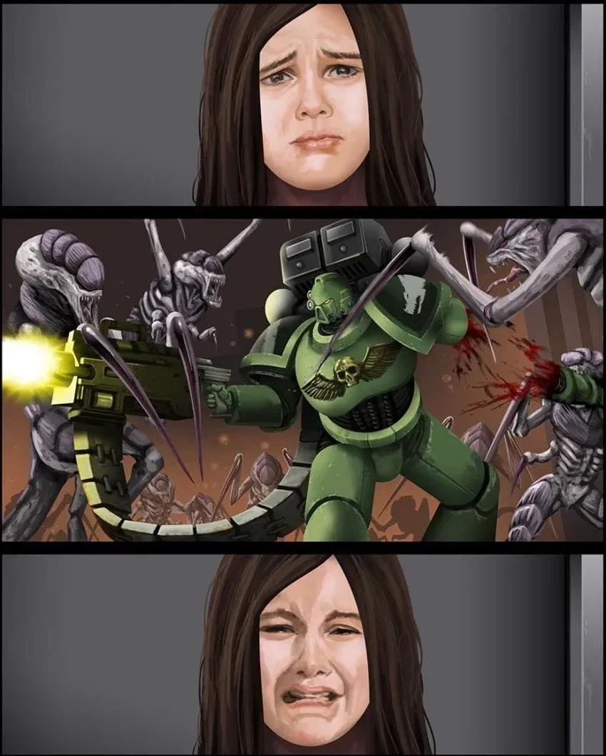 우주 해병대가 피난민들 대피시키는 만화.comic_13.webp