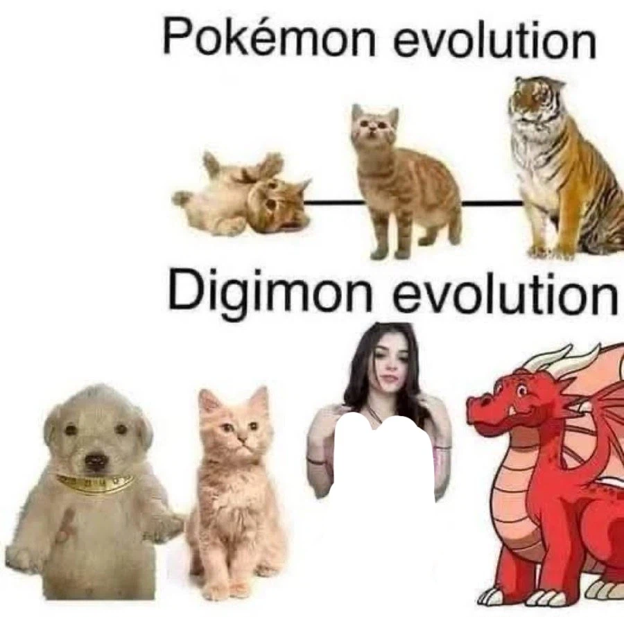 포켓몬과 디지몬의 진화 차이.jpg_1.webp