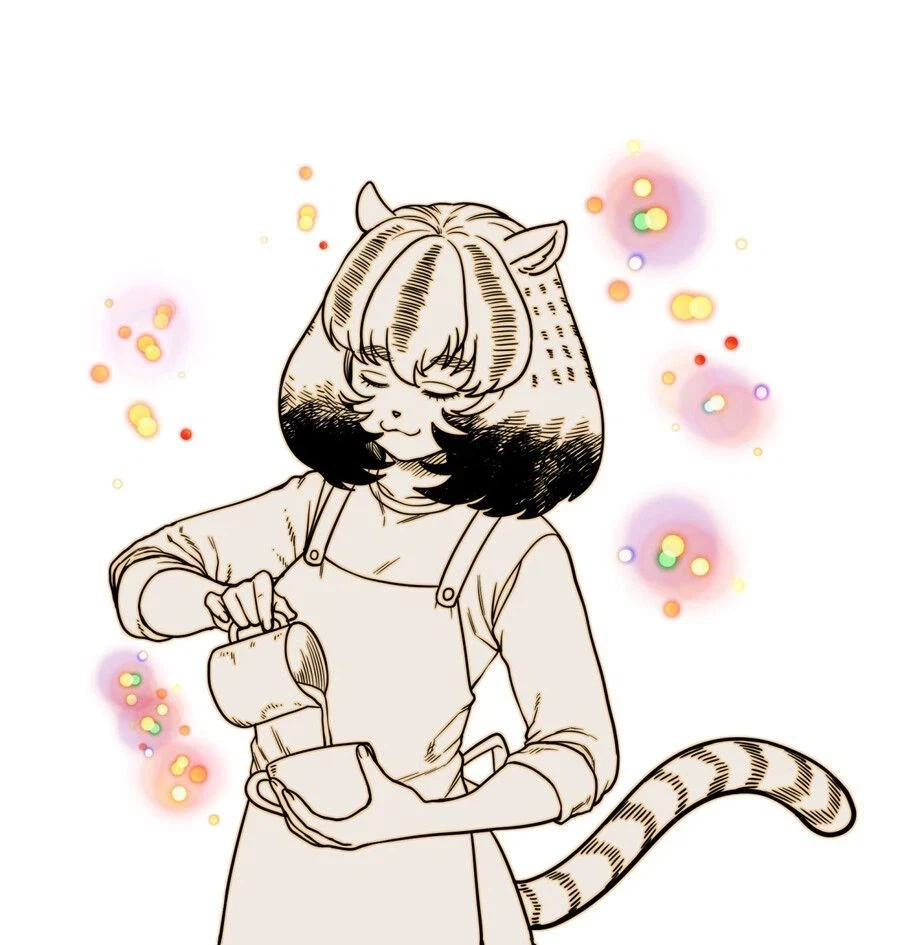 루왁커피를 파는 사향고양이 수인 사장님.manhwa_6.webp