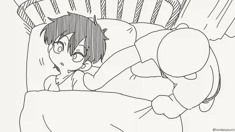 자는 건 침대에서 자고.....manwha_3.webp