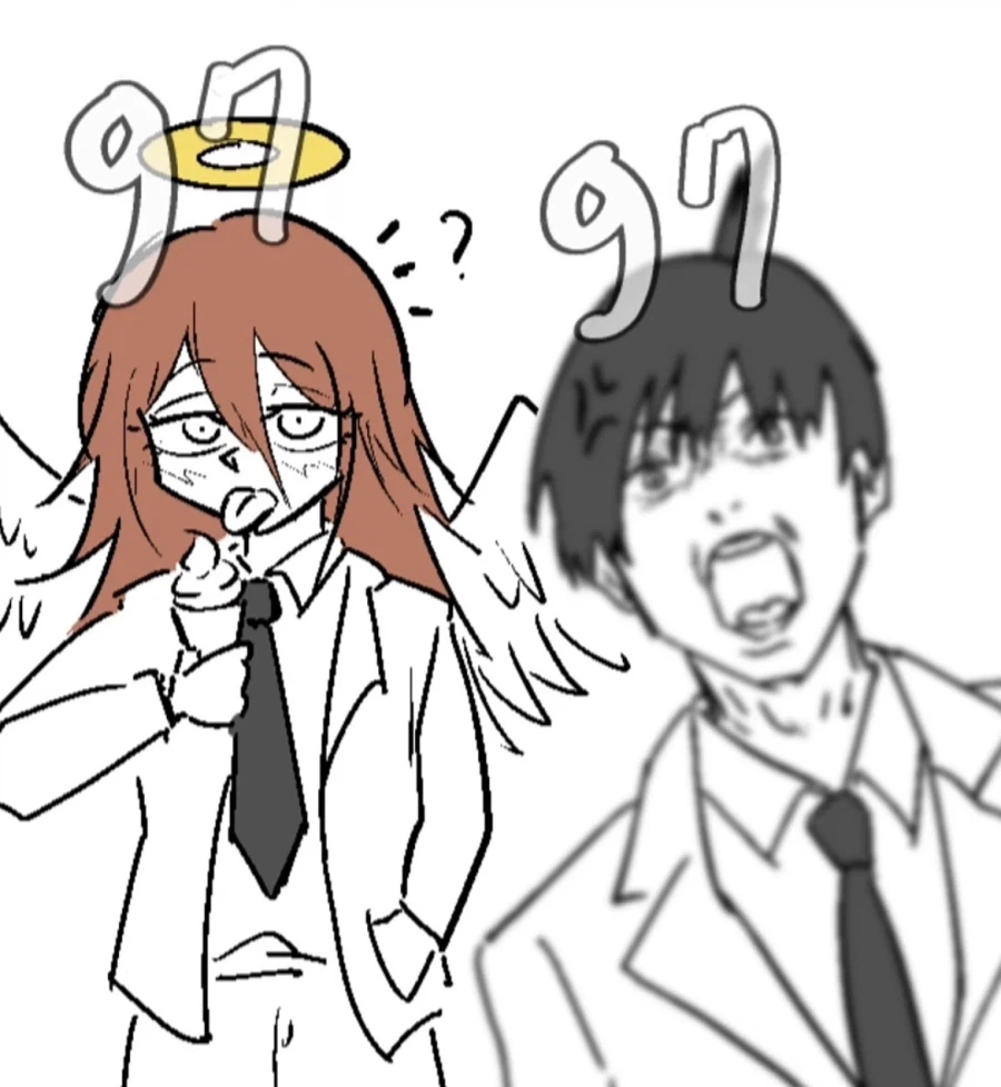 체인소맨) 얼마나 했는지 보이는 안경.manga_5.webp