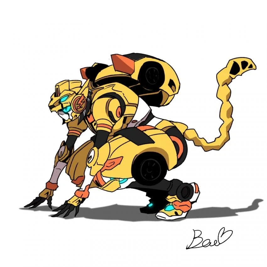 퍼리) 국산 로봇만화에 등장한 육상계 사투리 미소녀봇_7.webp