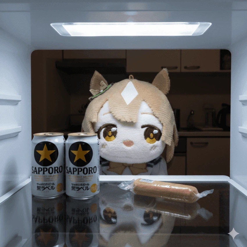 [말딸] 선샌니 냉장고에 맥주 밖에 없네용_1.webp