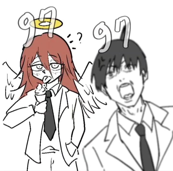 (체인소맨) 경험 횟수가 보이는 안경.manga_5.webp