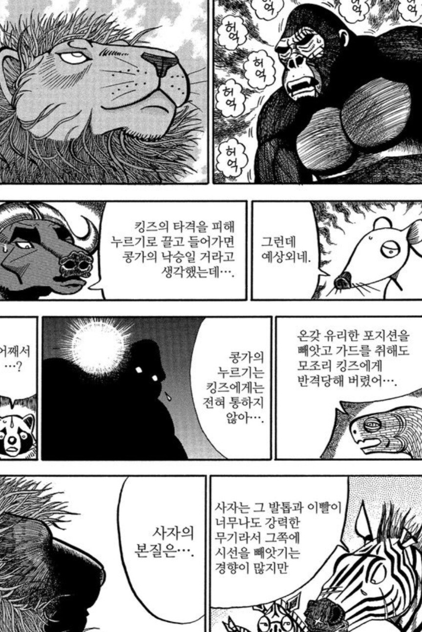 사자에게 인간의 무술이 절대 먹히지 않는 이유.manwha_10.jpg
