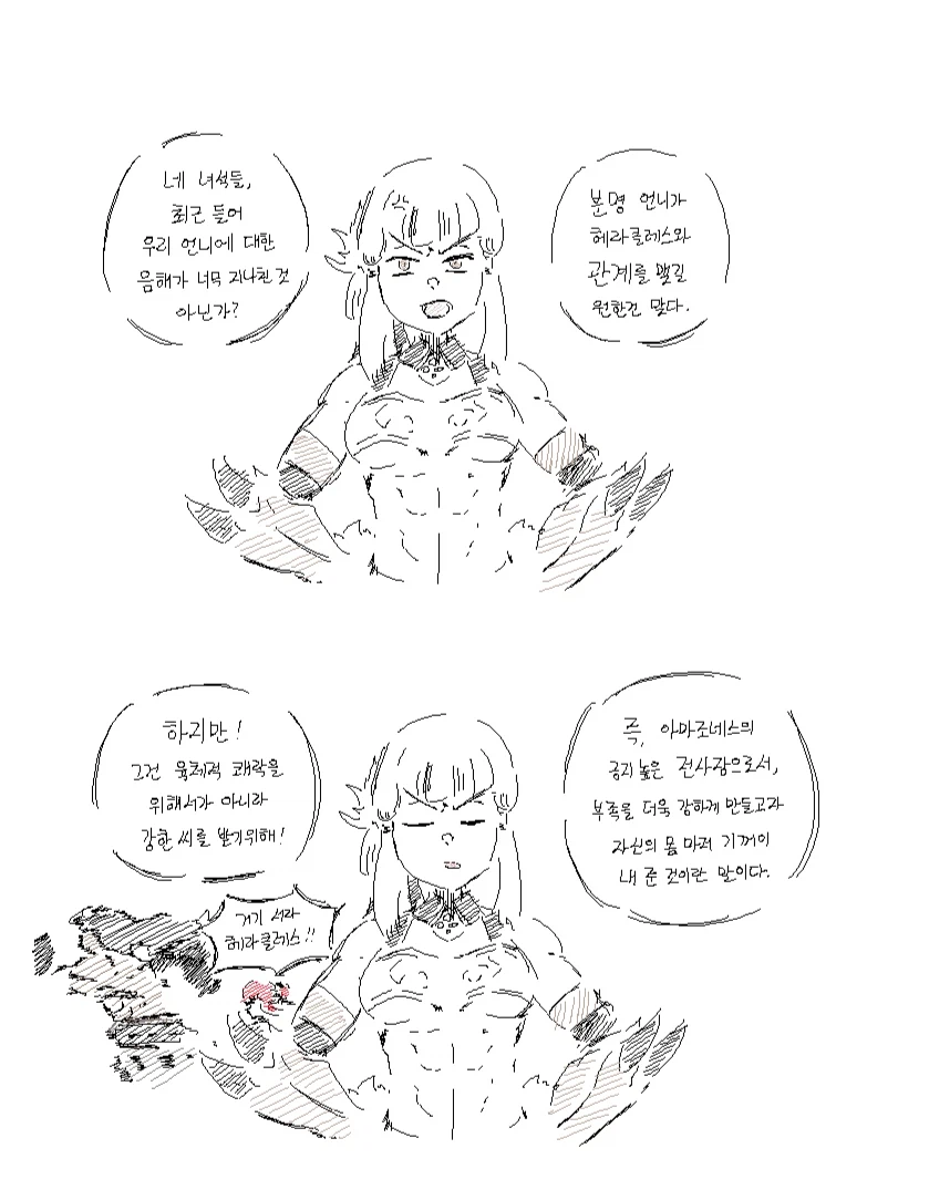 페이트) 히폴리테 혼신의 실드 쳐주는 펜테실레이아_1.webp