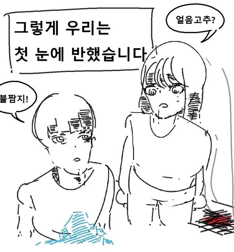 불짬지와 얼음고추가 만나는 만화.jpg_3.webp