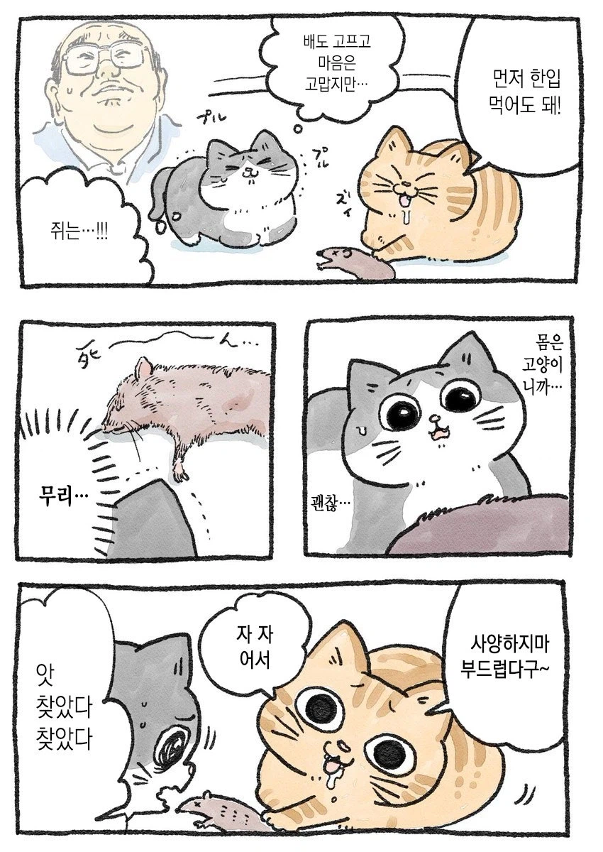 스압)아저씨가 고양이가 되는 만화_11.webp