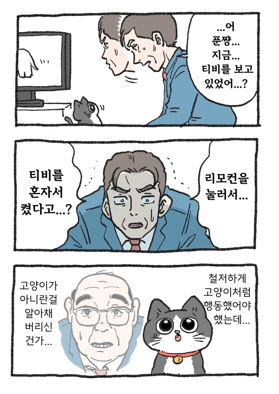 스압)아저씨가 고양이가 되는 만화_42.webp