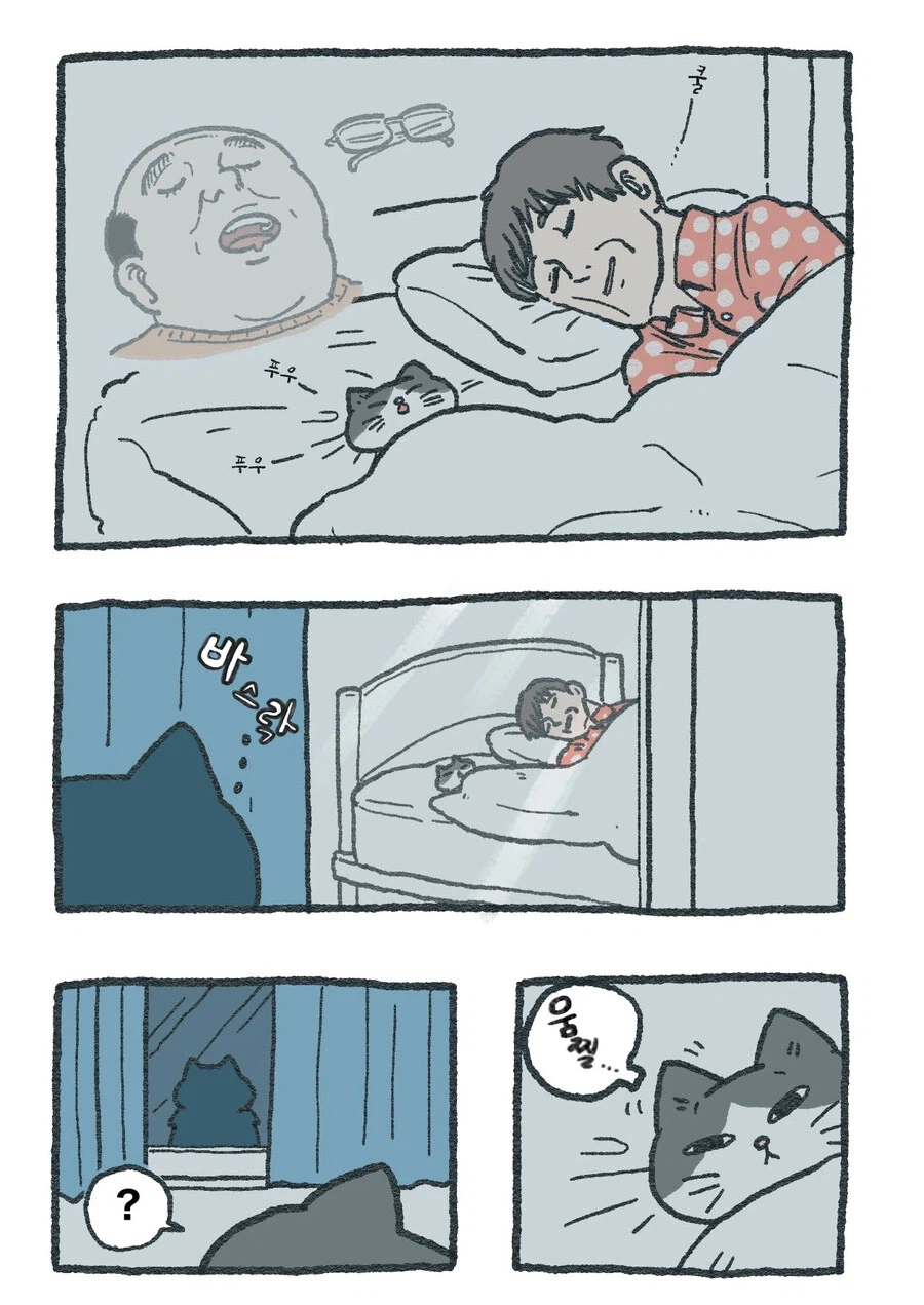 스압)아저씨가 고양이가 되는 만화_54.webp