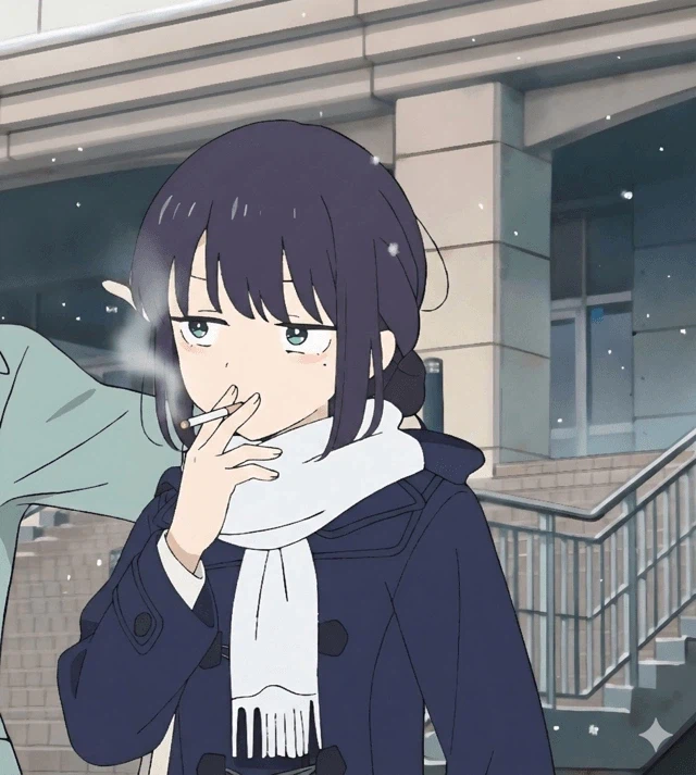 초카구야) 술담배하는 이로하_2.webp