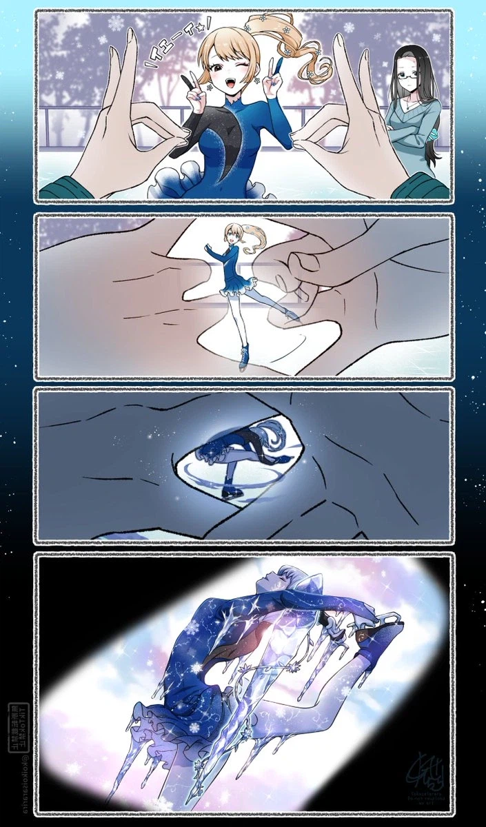 번역)설녀와 빙주녀(氷柱女)의 피켜 스케이트.manhwa_1.webp