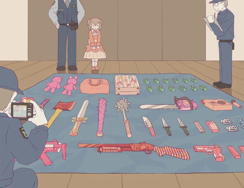 공항에서 걸린 마법소녀 만화.manhwa_2.webp