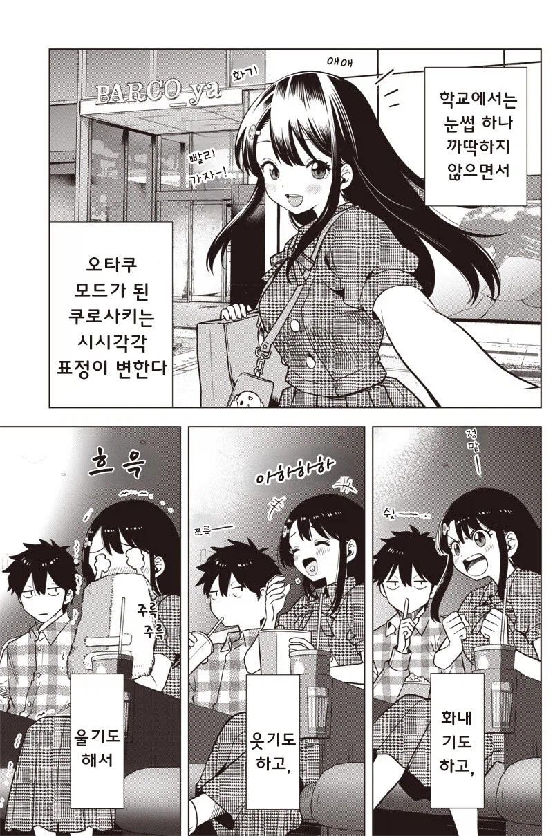 무뚝뚝하고 존재감없는 마스크녀가 사실 오타쿠인 만화_13.webp