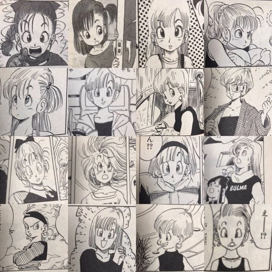 드래곤볼) 부르마 역대 헤어스타일_2.webp