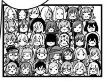 (100명여친) 여친들 단체샷 특징_1.webp