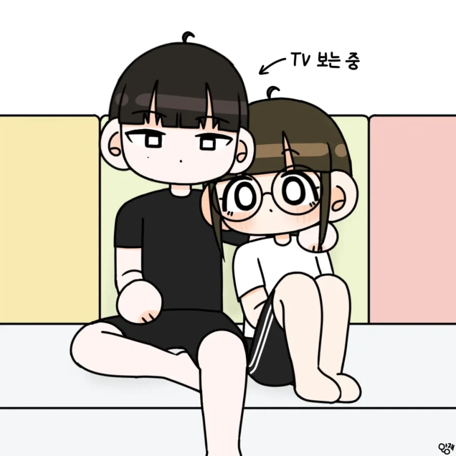 분리불안이 강한 여자친구 manwha_1.webp