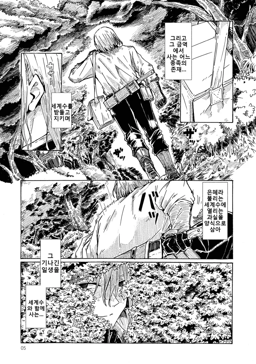 숲에서 만난 엘프와 여행하는 만화_3.webp